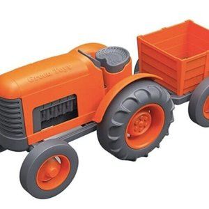 Green Toys Tractor Vehicle Orange